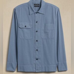 Banana Republic Blue Over Shirt Men’s Tall Large